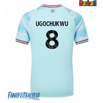 Burnley Lesley Ugochukwu #8 Tricou Fotbal Replică 2025-26 Barbati Deplasare